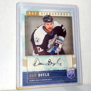 Dan Boyle Auto Upper Deck Be A Player 2006/07 Tampa Bay Lightning Hockey Card